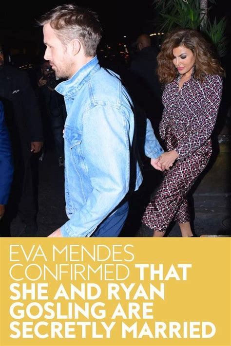ryan gosling freundin|Eva Mendes Confirmed She Secretly Married .